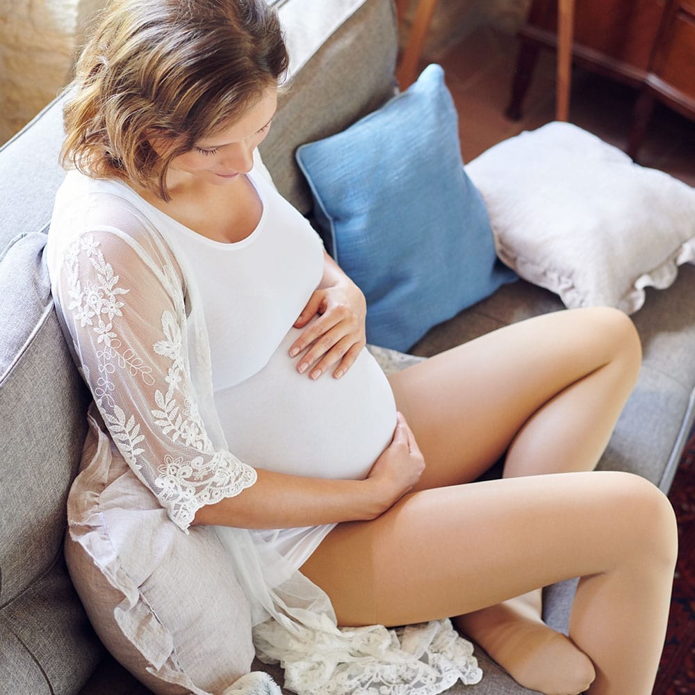 Schwangerschaftsstrumpfhose CLI Venotrain Look Bauerfeind